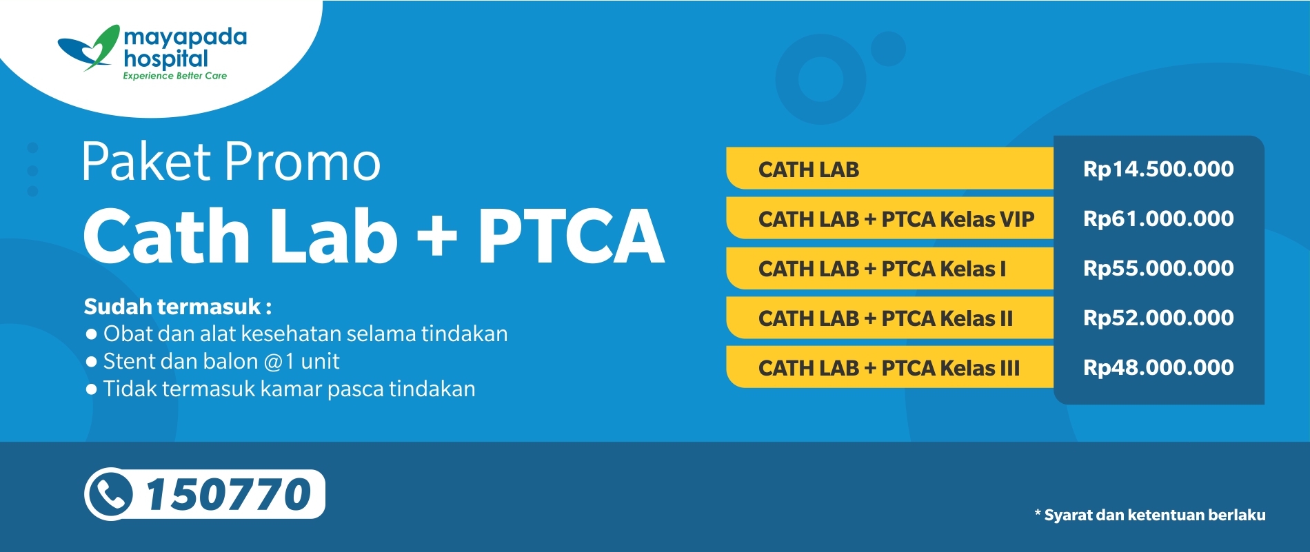 Paket Cath Lab + PTCA IMG