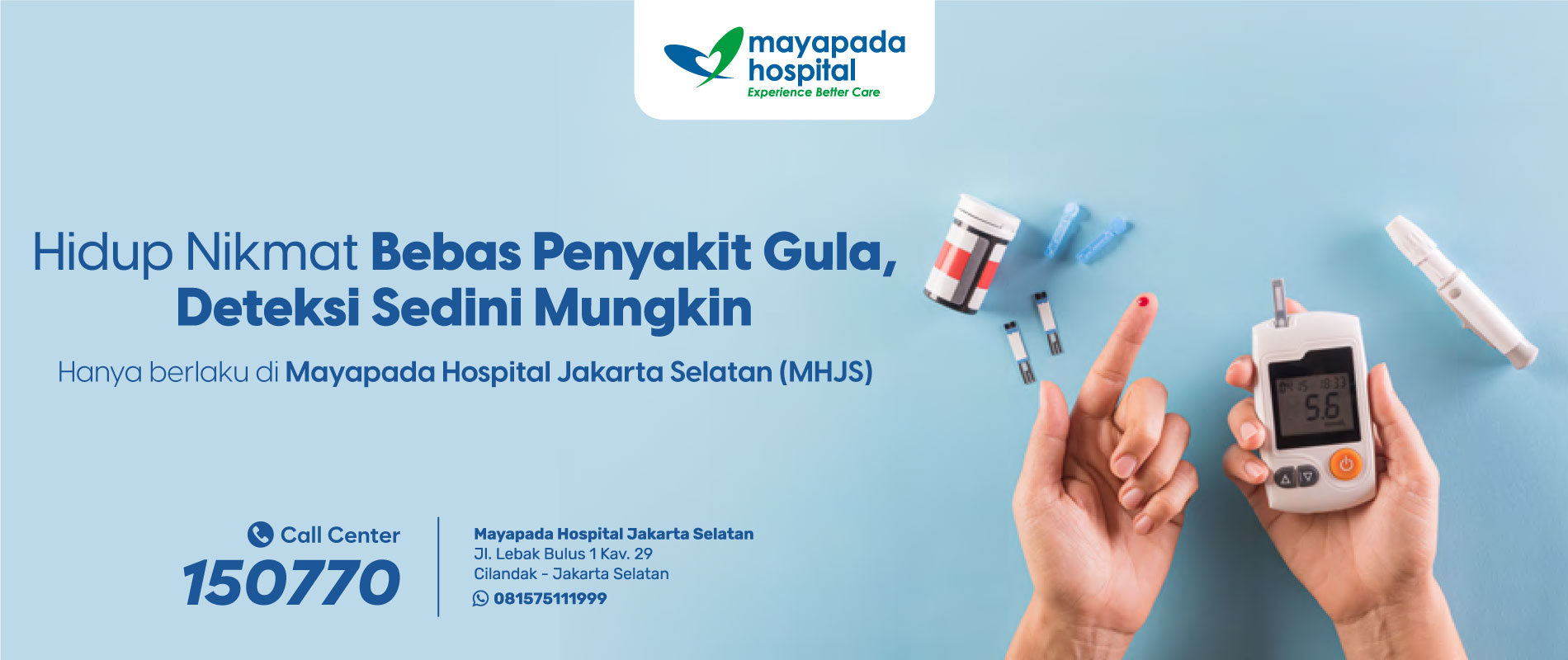 Promo Skrining Diabetes Mayapada Hospital Jakarta Selatan (MHJS) IMG