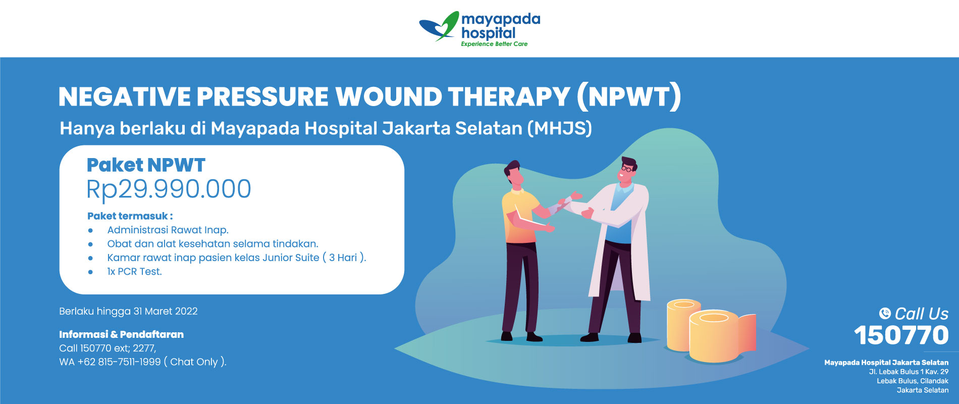 Negative Pressure Wound Therapy (NPWT) di MHJS IMG