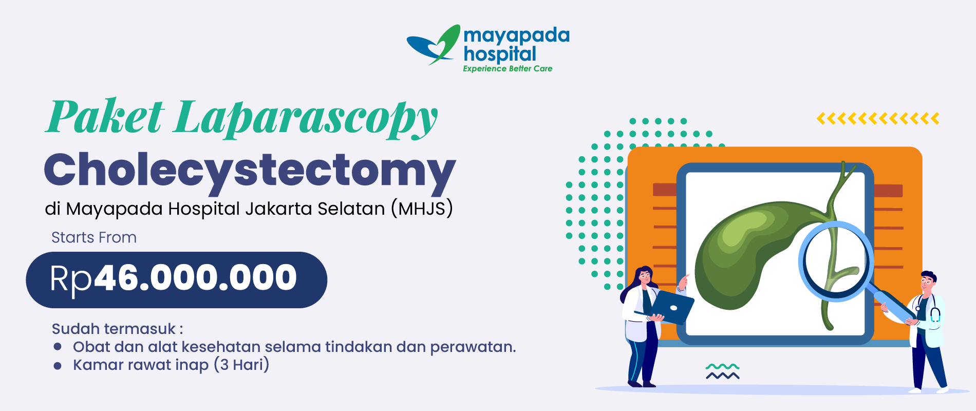 Paket Laparascopy Cholecystectomy | Pengangkatan Kantung Empedu IMG